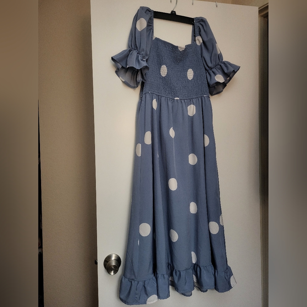 Shein polka-dot dress